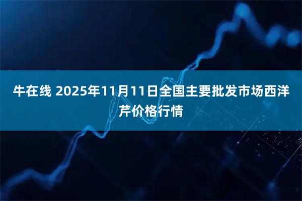 牛在线 2025年11月11日全国主要批发市场西洋芹价格行情